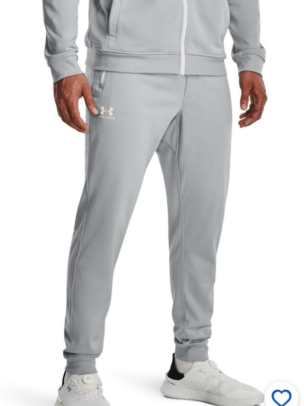 Under Armour Men's Light Gray Performance Joggers